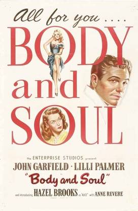 Body and Soul - 1947 Paper Print