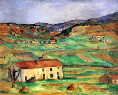 The Museum Outlet - Around Gardanne by Cezanne - A3 Poster Paper Print