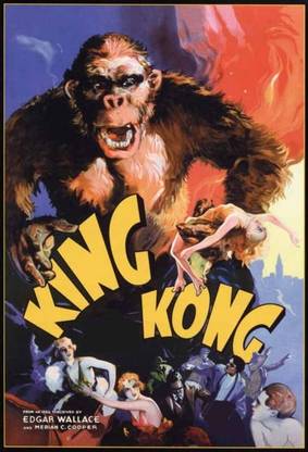 King Kong - 1933 Paper Print