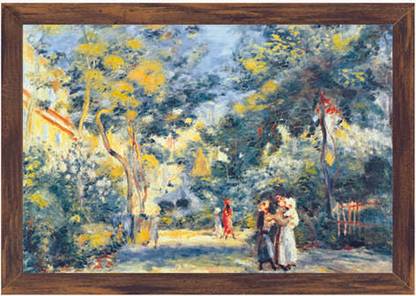 A Garden in Montmartre (Code Rn2200) Canvas Art