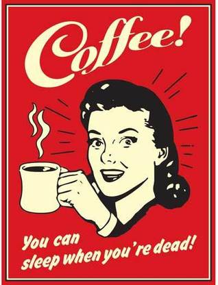 Athah Poster Insomnia by Coffee Paper Print