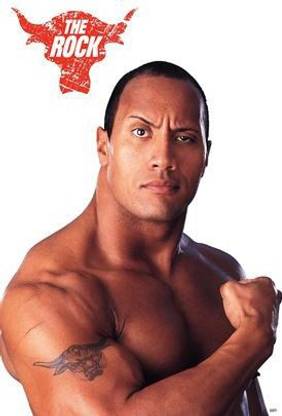 Dwayne Johnson Tattoo Photographic Paper