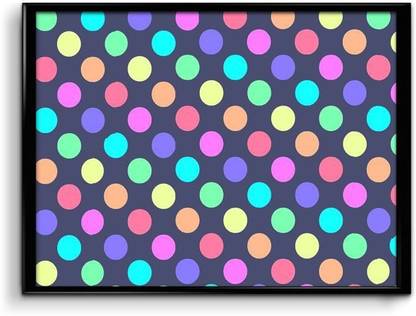 Pop Polka Dots Canvas Art