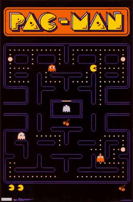 Pac-Man Paper Print