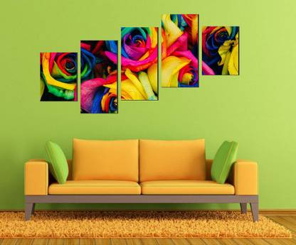 Decor Villa pexels photo Five Piece Poster (64 x 32) Inch Paper Print