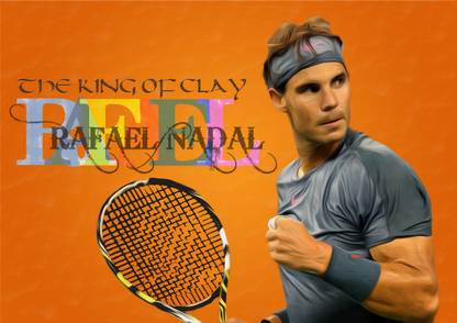 Rafa Nadal Poster Paper Print