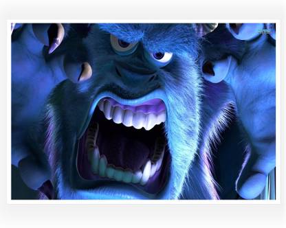 Laptoz's Angry Cartoon Poster Paper Print