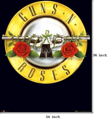 Guns N Roses Logo - Bravado Paper Print