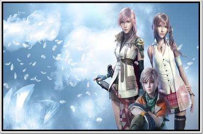 Final Fantasy Game Poster Paper Print