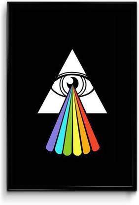 Illuminati Minimal Canvas Art