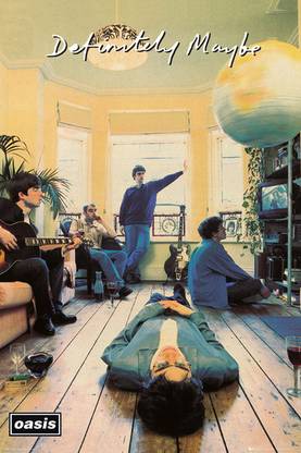 Oasis - Definitely Maybe Paper Print