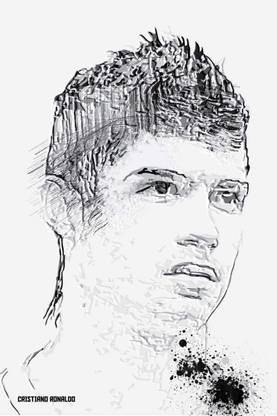 Cristiano Ronaldo Sketch Photographic Paper