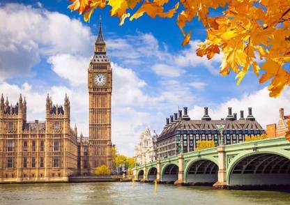 Athah Poster Clock Tower Paper Print