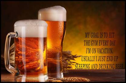 Beer Poster Paper Print