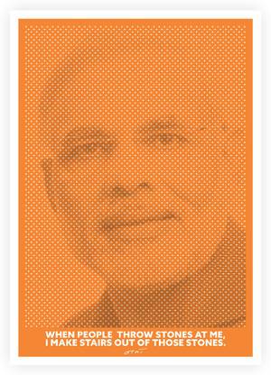 Narendra Modi PM Of India Famous Quotes Paper Print