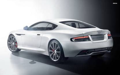Athah Aston Martin DB9 Carbon White Poster Paper Print