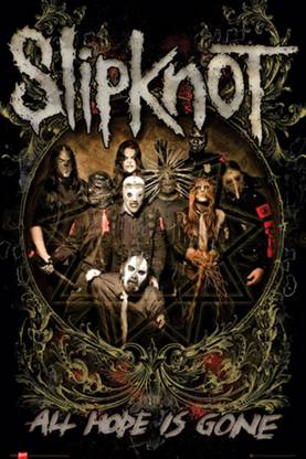 Slipknot - All Hope is Gone Paper Print