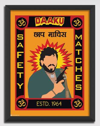 Bollywood Villian Maachis Canvas Art
