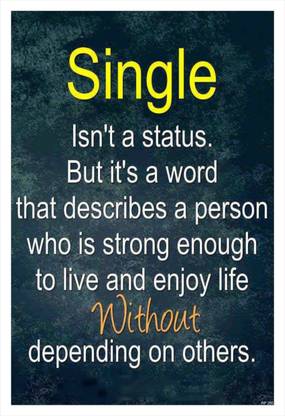 Mgn Single Status Poster Paper Print