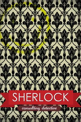 Sherlock's Wallpaper - Smiley Paper Print