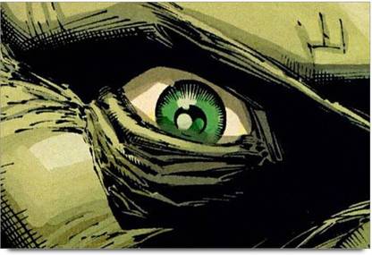 Amy Comic Hulk Angry Eye 3D Poster