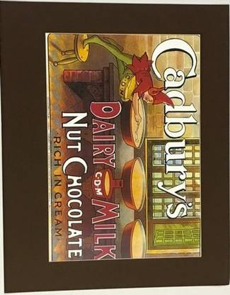 Cadbury's Dairy Milk Paper Print