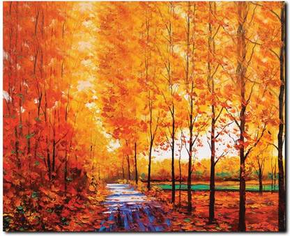 Stybuzz Autumn Painting Canvas Art