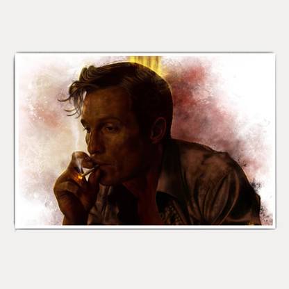 True Detectives Rust Epic (18x12) Paper Print