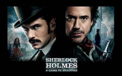 Movie Sherlock Holmes: A Game Of Shadows Sherlock Holmes HD Wallpaper Background Paper Print