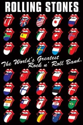 The Rolling Stones Paper Print