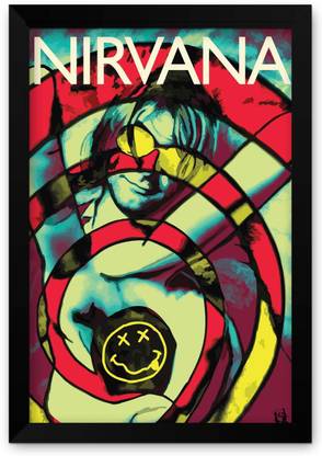 PosterGuy Kurt Cobain Nirvana Pop Art Rock Music Paper Print