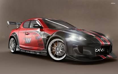 Athah Mazda RX-8 Poster Paper Print