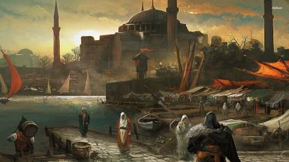 Constantinople - Assassin's Creed - Revelations Athah Fine Quality Poster Paper Print