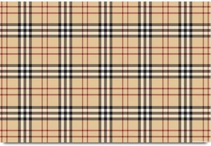 The Brown Fabric Checks Pattern Paper Print