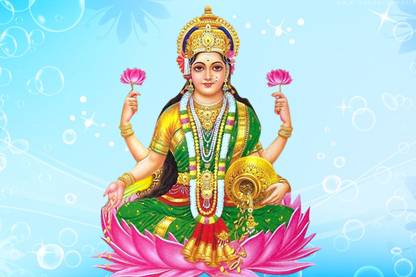 God Laxmi Poster Paper Print