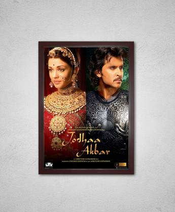 Jodha Akbar Hrithik - Aishwarya Paper Print