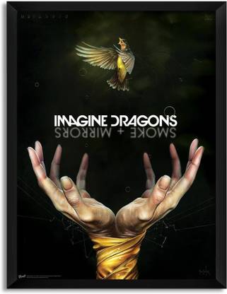 Imagine Dragons Smoke Mirrors (Officially Licensed) Framed Paper Print