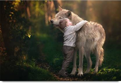 Animal Lover Paper Print