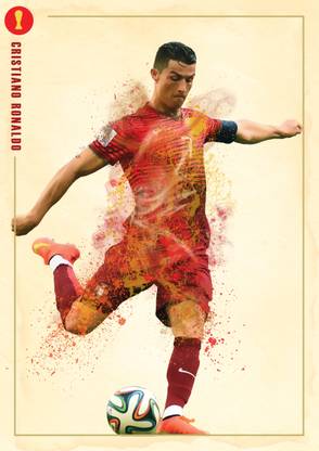 Cristiano Ronaldo Portugal Poster Paper Print