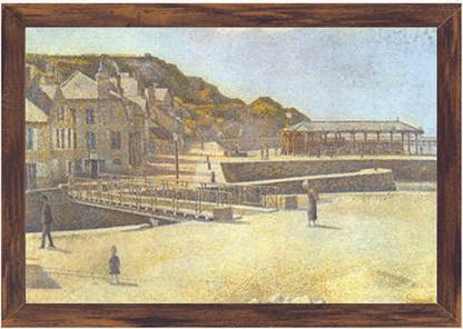 Bridge and Port of Port-En-Bessin (Code Se2107) Canvas Art