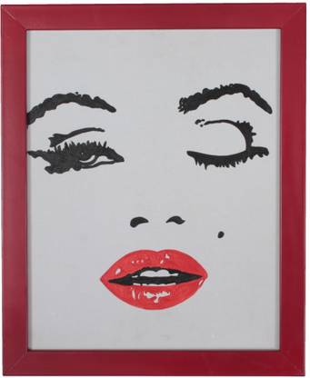 Marilyn Monroe'S Painting On Canvas Art