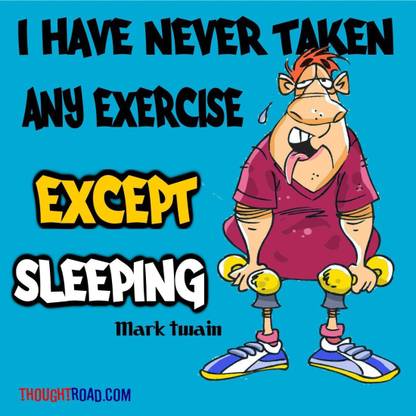 Athah Poster Eercise Ecept Sleeping Paper Print