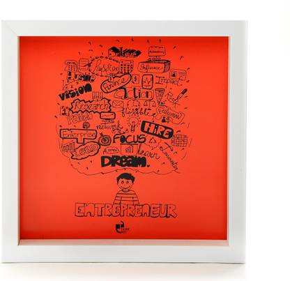 Entrepreneur Mind - Box Frame Paper Print