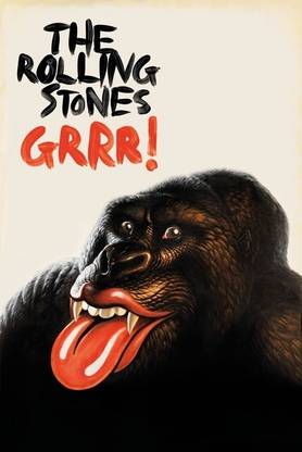 The Rolling Stones - Grr Paper Print