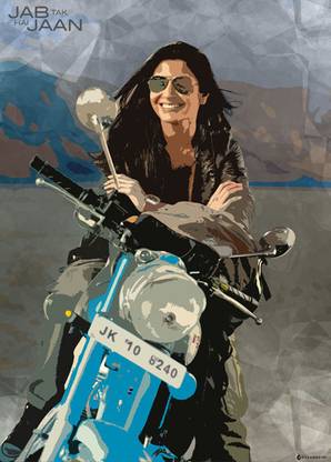 Jab Tak Hai Jaan: Anushka Sharma Stretched Canvas - By Gabambo YRF