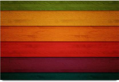 Vertical Colorful Wooden Texture Pattern Paper Print