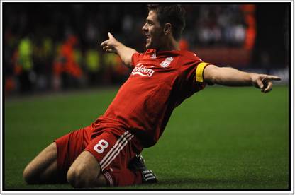Steven Gerrard Poster Paper Print