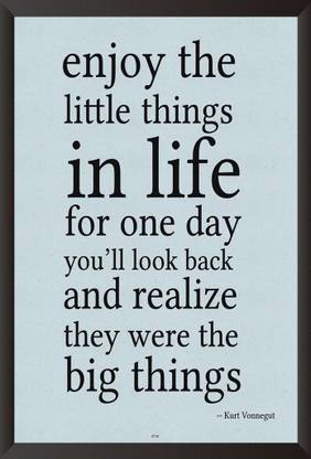 Kurt Vonnegut Quote Poster Paper Print