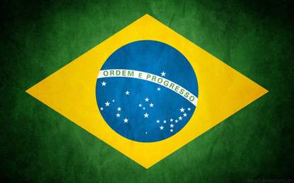 Brazilian Flag Paper Print