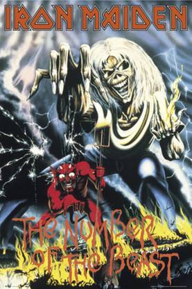 Iron Maiden - The Number of the Beast Paper Print